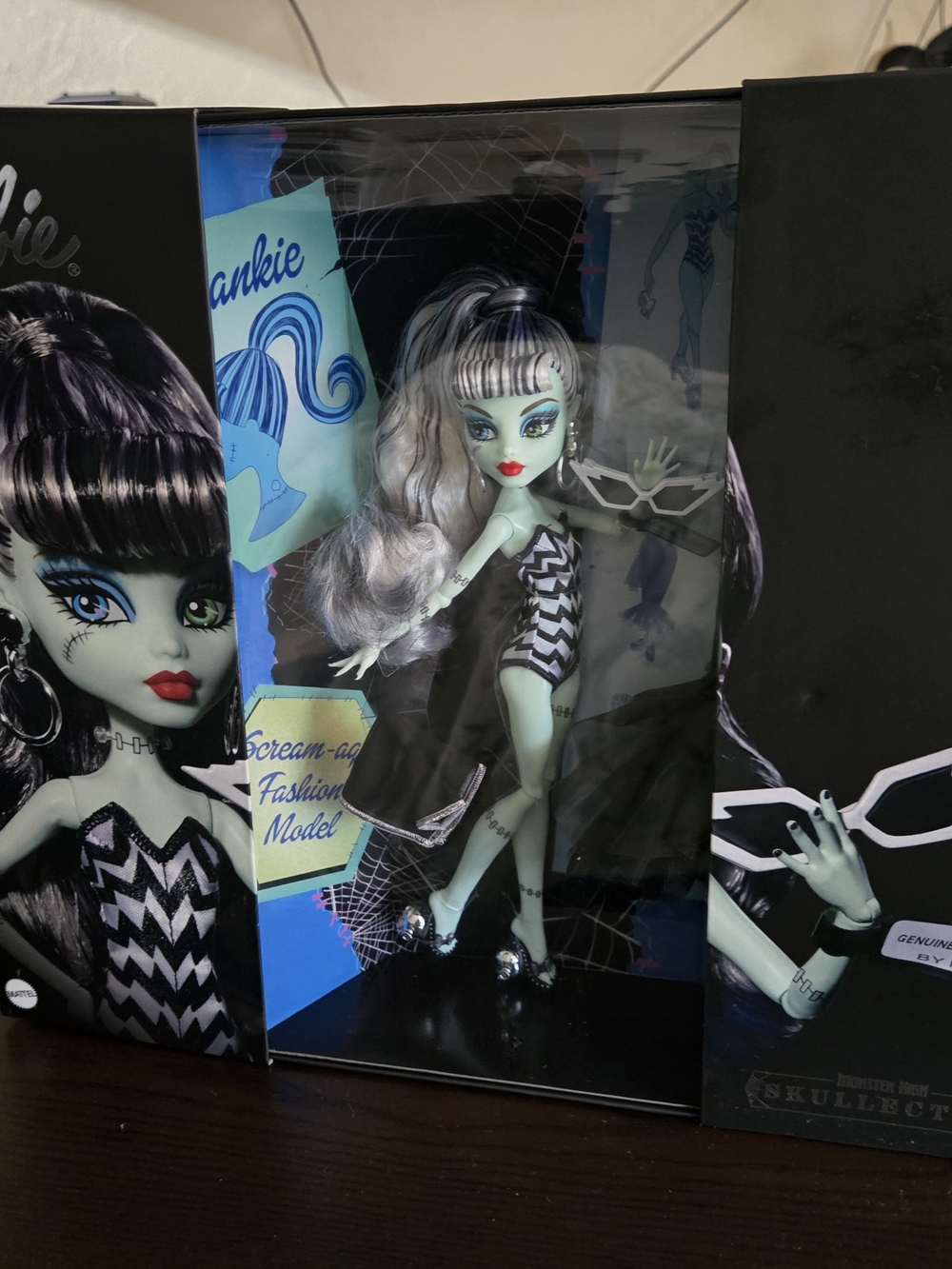 Monster High x Barbie Skullector Frankie Stein Doll NIB New In Box Mattel